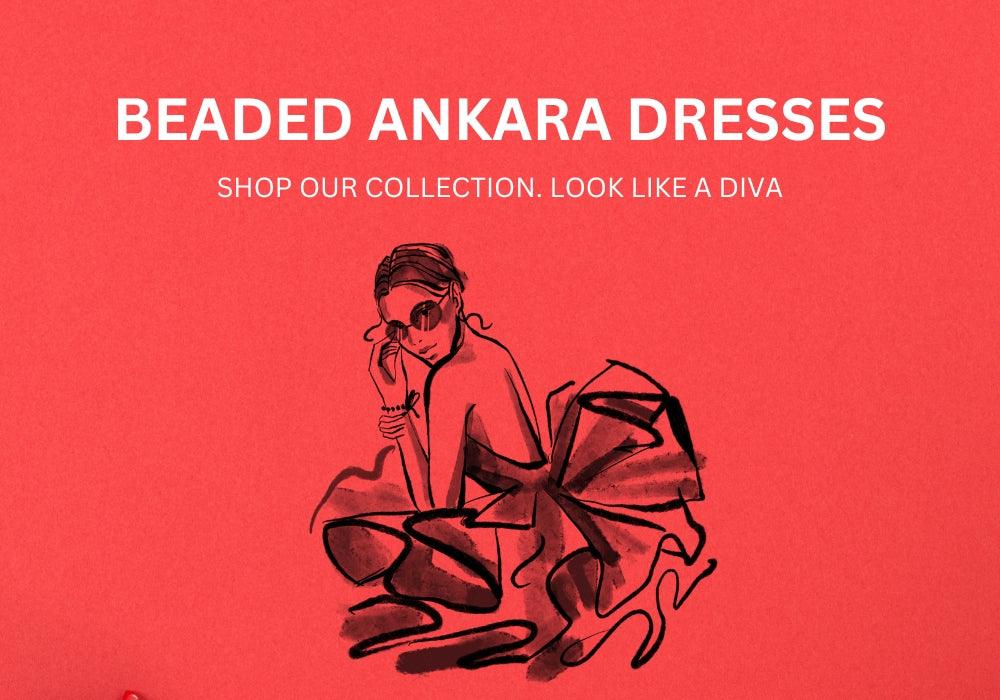 How to Look Like A Diva: Try Beaded Ankara Dresses - Biola Brentwood