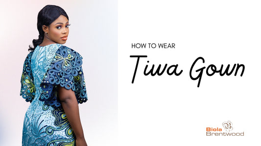How to Wear Tiwa Gown